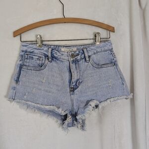 Pacsun light wash festival jean short